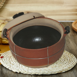 传统老式土砂锅陶瓷瓦罐汤锅手工陶土商用粥沙锅养生明火炖锅