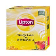 立顿黄牌红茶S100包系列200g实惠装斯里兰卡袋泡茶叶独立包装