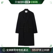 香港直邮潮奢 AMI Alexandre Mattiussi 男士 双排扣羊毛大衣 HCO
