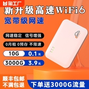 随身wifi无线网络20245g移动网卡无限流量，便携式插卡路由器，家用宽带车载wifi6手机游戏神器上网增强