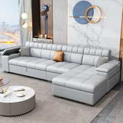 2024沙发床小户型客厅多功能折叠两用直排贵妃储物科技布沙发
