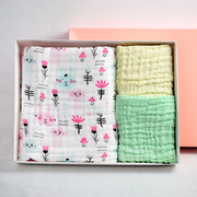 超柔婴儿浴巾礼盒纯棉纱布，被洗澡巾宝宝吸水儿童，新生婴幼儿礼盒