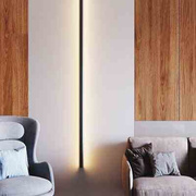 现代极简长条壁灯 卧室床头客厅阳台北欧简约个性创意LED墙灯
