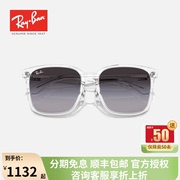 2024RayBan雷朋太阳板材方形黑色镜框0RB2206D