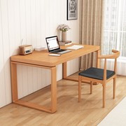 实木电脑桌全实木书桌，台式松木双人家用办公桌，写字桌长条工作台