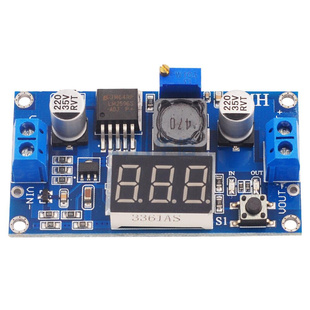 dc-dc可调稳压电源模块，lm2596降压模块带电压表显示蓝板