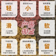 鲫鱼饵料野钓软体秒粘豆避小鱼，钓鱼饵料果酸红虫，蚯蚓颗粒懒人鱼饵