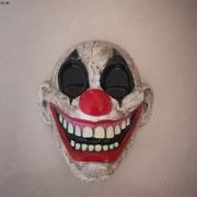 恐怖娃娃小丑面具男恐怖娃娃，吓人面具女骷髅头，面具吸血鬼恐怖面具