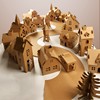 纸板幼儿园建构区环创材料包儿童(包儿童)手工，制作diy小房子纸板纸箱小屋