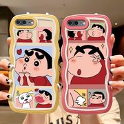 适用苹果7plus手机壳iphone7波浪硅胶软苹果8保护套6s镜头全包，se2海绵宝宝8plusip6防摔男女款超火潮