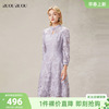 buoubuou22春新中式刺绣，旗袍镂空蕾丝连衣裙di3g041