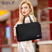 golf女手提包单肩斜跨14寸笔记本，电脑包轻便商务，女包原创时尚简约