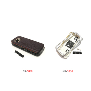 适用于诺基亚52305800手机，壳外壳机壳按键盘，5233后盖电池盖