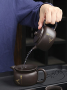 紫砂壶茶具套装礼盒陶瓷功夫茶壶茶杯大容量盖碗家用整套创意定制