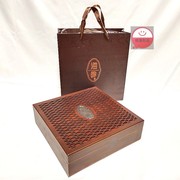 高档海参500g专用海参盒缕空木质包装盒整套配手提袋包装礼盒