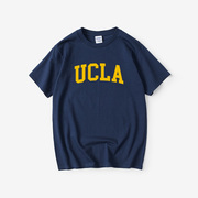 ucla 加州大学洛杉矶分校T恤短袖青少年男女圆领大码宽松夏季情侣