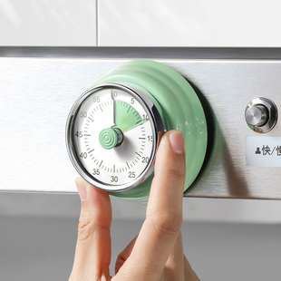 机械计时器厨房做饭专用闹钟，定时提醒器，可视化倒计时贴冰箱磁吸