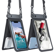 手机防水袋透明潜水套漂流触屏通用游泳防雨包密封双仓外卖防水袋