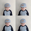韩版儿童帽子春秋，薄款男童贝雷帽潮洋气宝宝，前进帽遮阳防晒鸭舌帽