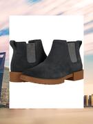 Sorel Emelie™ II Chelsea 冰熊时装靴女靴棕色皮面秋冬高跟靴