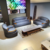 乌金木真皮沙发头层牛皮客厅实木新中式现代简约北欧大平层家具
