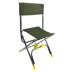 不锈钢炮台椅加厚不锈钢折叠椅可折叠携带方便承重力大旅游野钓