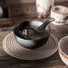 创意复古日式陶瓷饭碗汤碗家用餐具酒店饭店寿司店碗筷子勺子套装