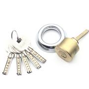 金点原子锁芯月牙钥匙超B级外装门锁芯锁胆防盗门锁芯6011正偏P芯