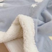高档毛毯冬季加厚沙午睡毯铺床珊子i瑚绒秋毯床单春法兰绒发小