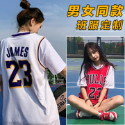 詹姆斯球衣23号公牛队篮球服，套装定制男女，夏班服印字湖人科比背心