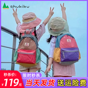 shukiku儿童书包幼儿园背包双肩，包小学生宝宝女孩男童超轻出游3岁