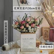 ins永生干花束向日葵，满天星天然真花风干小雏菊diy材料客厅摆件