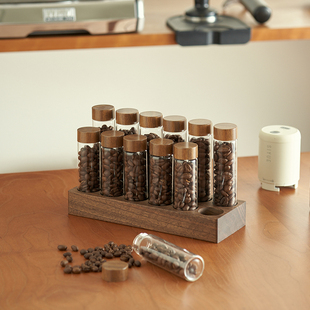 咖啡豆保存罐试管玻璃瓶分，装瓶小瓶子，空瓶密封罐咖啡粉收纳储存罐