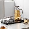 玻璃水具套装家用客厅待客凉水壶，茶杯茶壶耐热简约创意冷水壶杯具