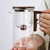 飘逸杯耐高温玻璃茶壶内胆按压式，无杆过滤冲茶器茶水分离茶道杯