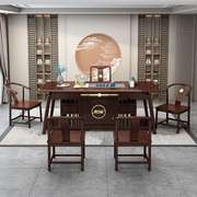 新中式红木茶桌椅组合花梨木茶几办公室泡茶桌家用实木功夫茶台