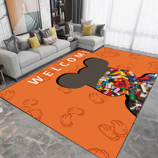 潮牌地毯客厅卧室隔音地毯，电脑椅电竞椅，房间满铺家用衣帽间大地垫