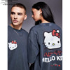 英国代购正品Hello Kitty联名纯棉印花宽松大码短袖T恤中性 11.27