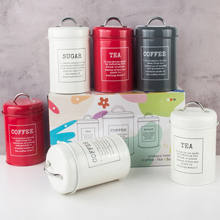 咖啡豆保存罐 咖啡粉储存罐 商用茶叶密封储存罐 家用奶粉密封罐