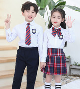 幼儿园园服套装男女朗诵班服中小学生大合唱演出服儿童校服英伦风