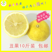 润宁柠檬四川安岳柠檬新鲜三级丑果整箱10斤切片榨汁非青水果