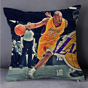 NBA 科比火箭篮球球队汽车沙发靠垫抱枕头男朋友生日礼物照片