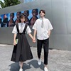 韩版学生班服套装学院风日系背带长裙初高中生英伦校服毕业照