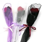 单支花荷月纱一只玫瑰花包装纸情人节一朵玫瑰花康乃馨包装纱