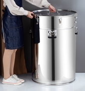 加大不锈钢密封桶加厚发酵桶茶叶桶花生油桶运输桶酒桶蜂蜜储存桶
