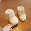 婴儿鞋子秋冬款0-6-12个月，婴幼儿保暖鞋，学步前鞋加绒冬季宝宝棉鞋
