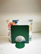 斯古斯吕餐巾(吕餐巾，)盘餐巾纸架纸巾托架，深绿色桌面装饰摆件宜家国内