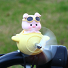 可爱小猪风车自行电瓶车，摆件电动摩托车装饰小配件，公仔玩偶装饰品