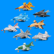 迷你仿真回力合金飞机战斗机，轰炸机f16歼击机，模型儿童玩具礼物