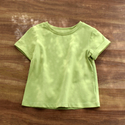 女童短袖t恤夏季百搭上衣，2023夏装儿童纯棉，半袖女宝宝体恤衫